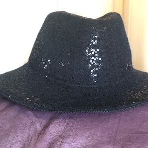 Diesel Black Sequin Hat